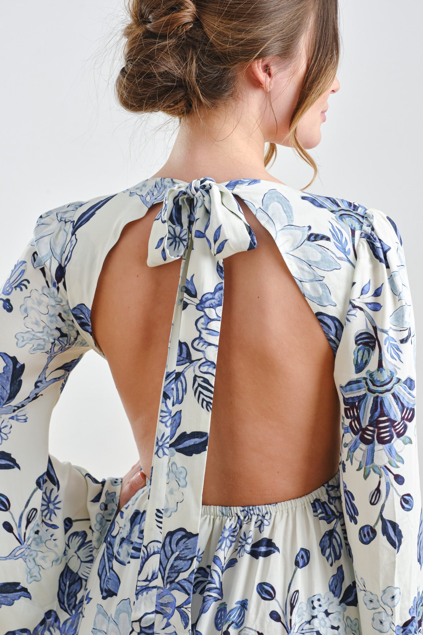 Lune dress flower print