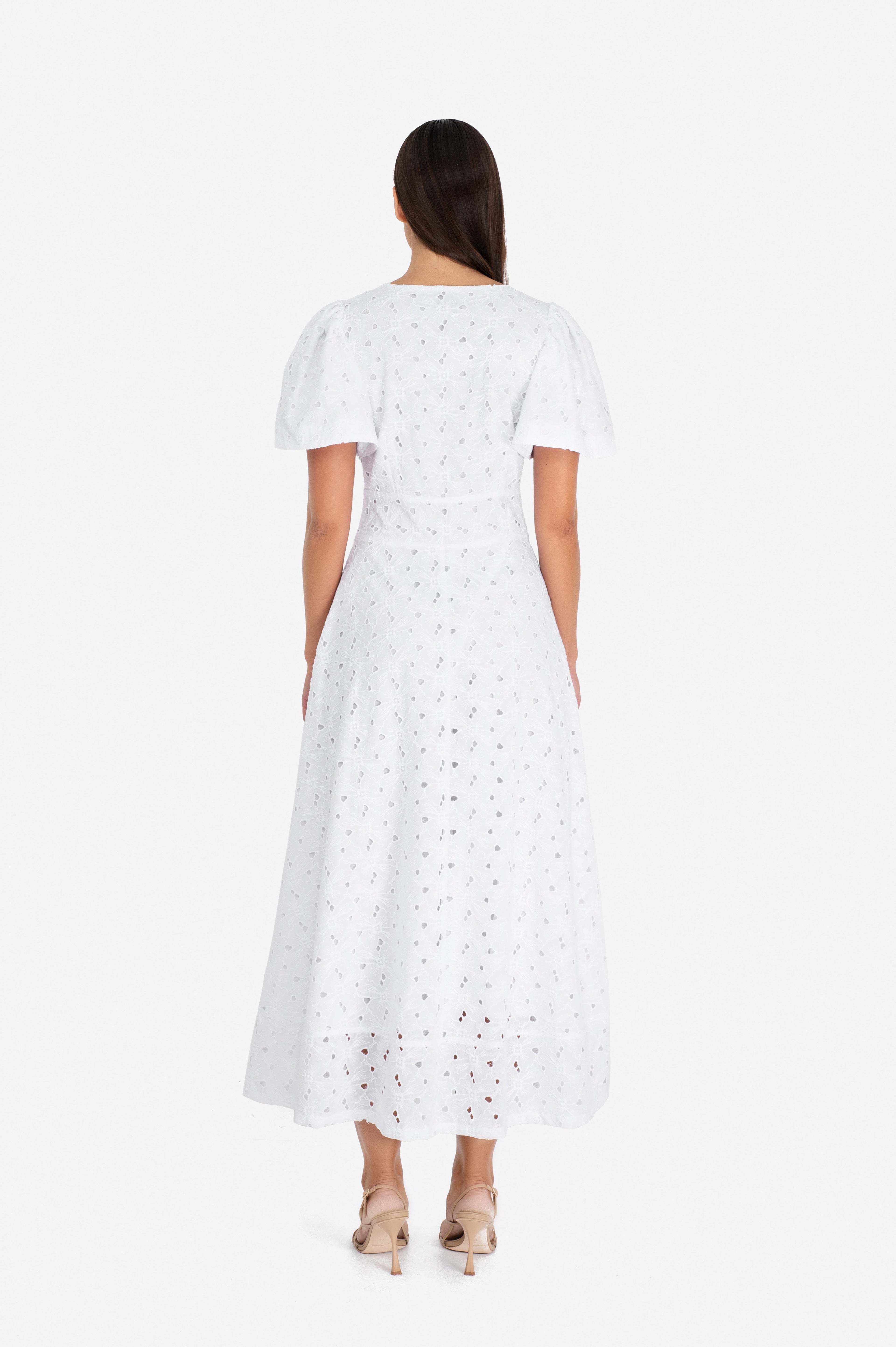 Fabienne dress white