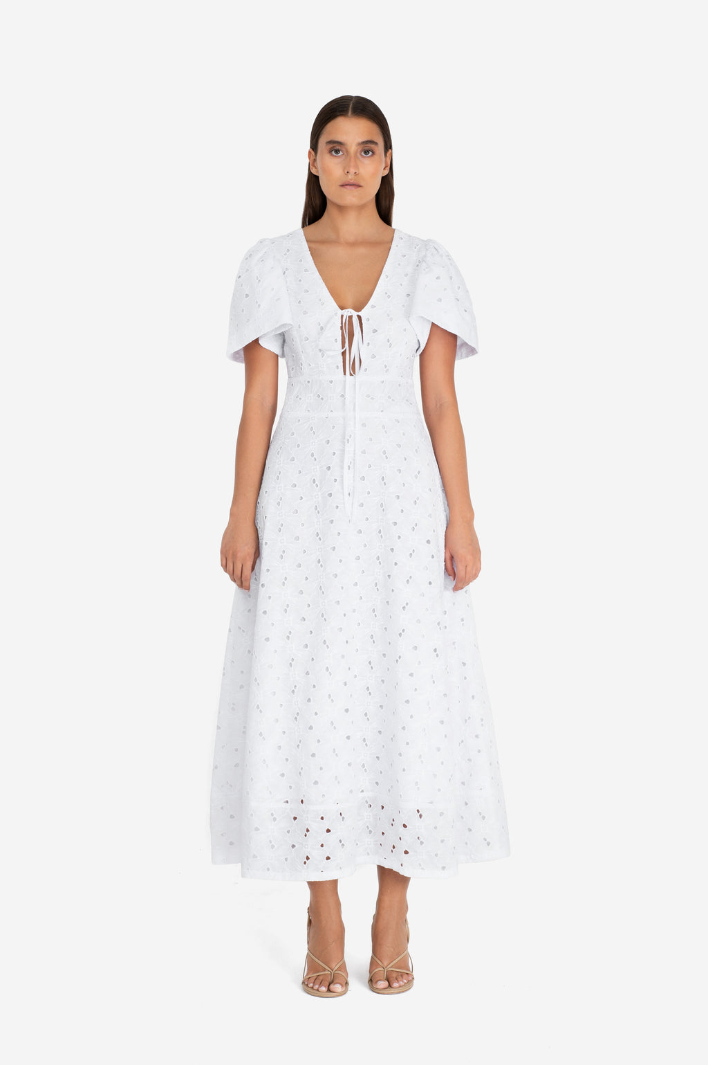 Fabienne dress white