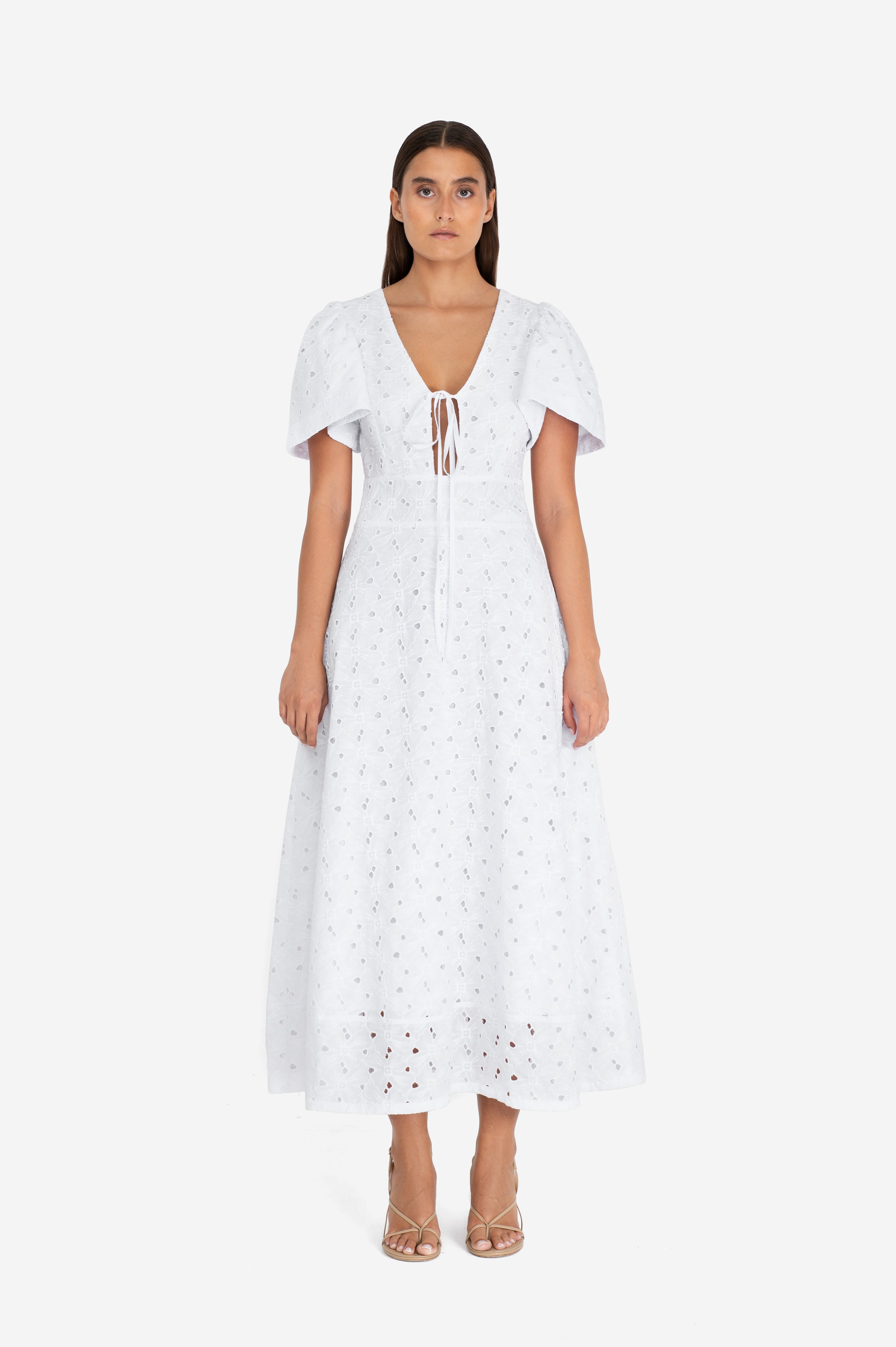 Fabienne dress white