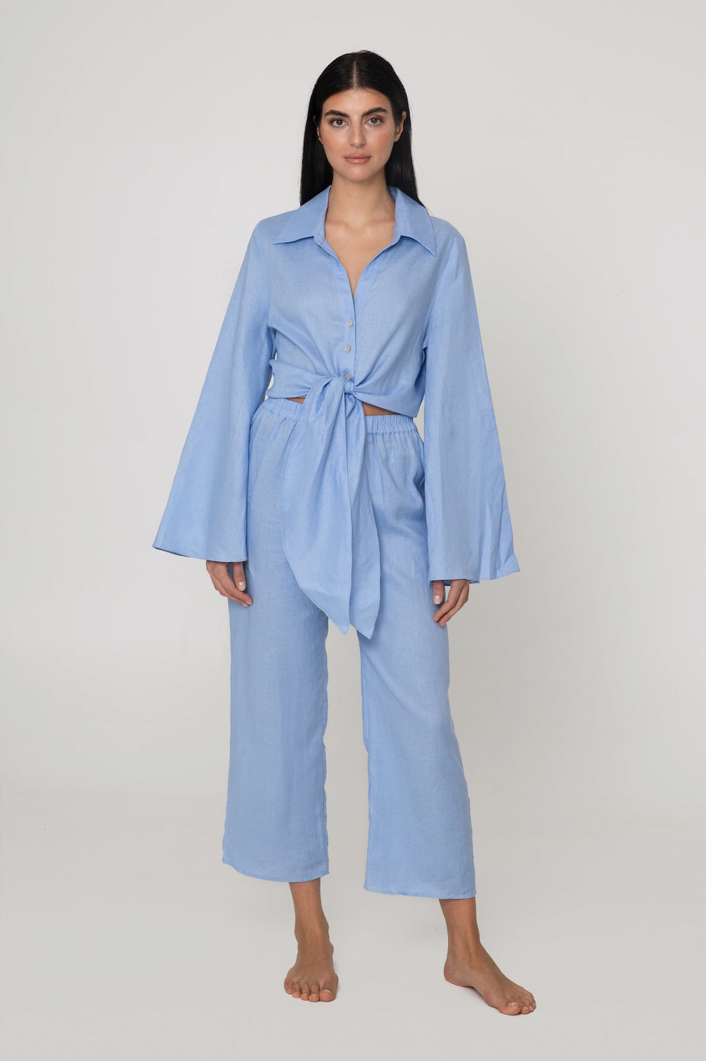 Adrienne shirt blue