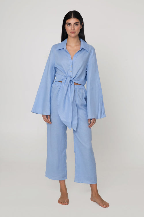 Adrienne shirt blue
