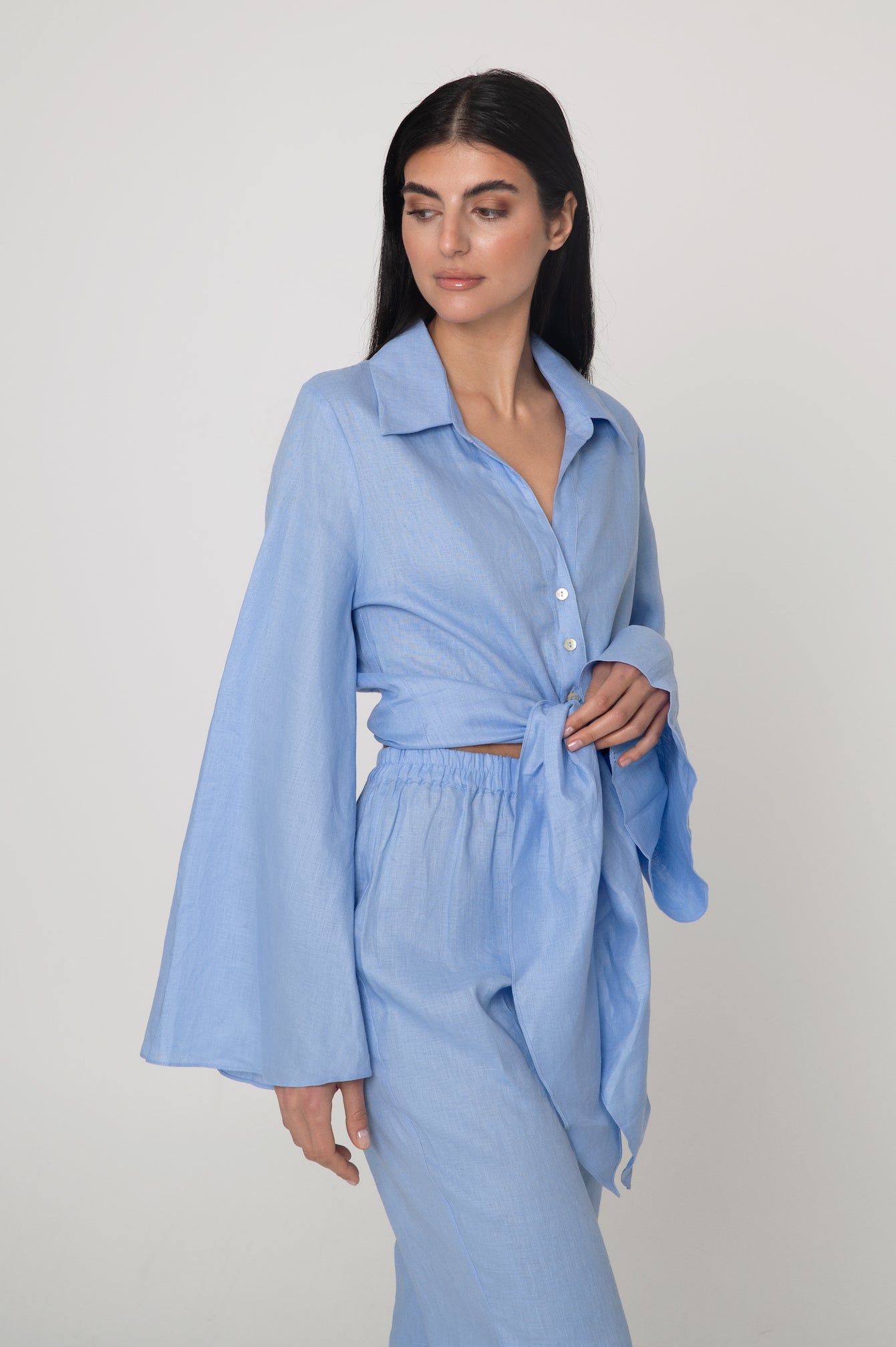 Adrienne shirt blue