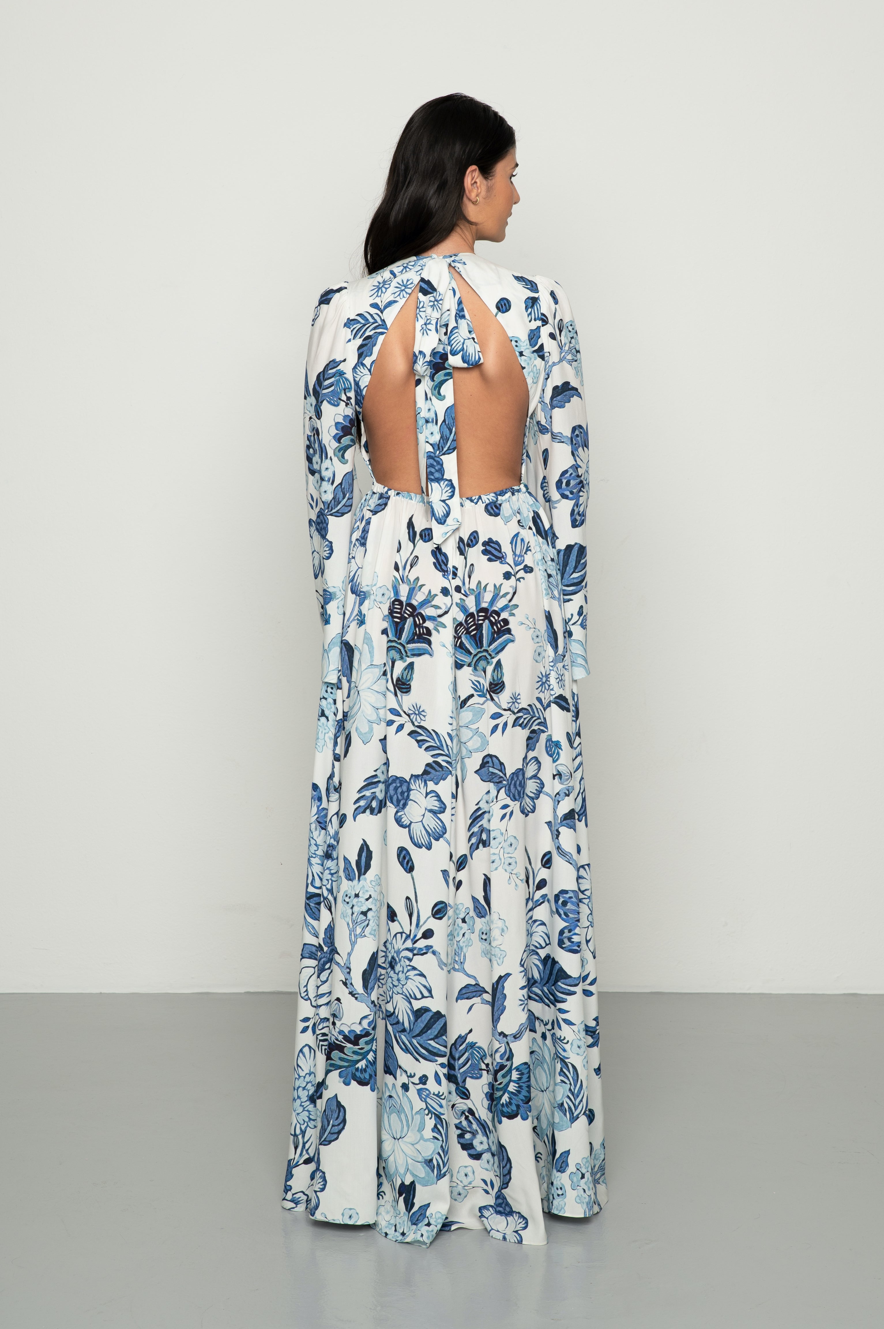 Lune dress flower print